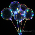 Birthday Foil Balloons led colorful light transparent bobo stars balloon Manufactory